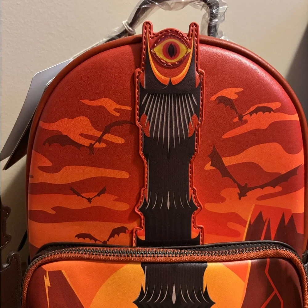 Loungefly Lord of the Rings Black Gates LOTR Exclusive BAM Mini Backpack - Picture 7 of 16